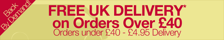 FREE P&P on Orders over £40