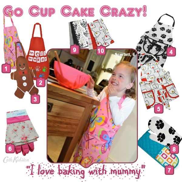 Kitchen Linen and Cup Cake Madness