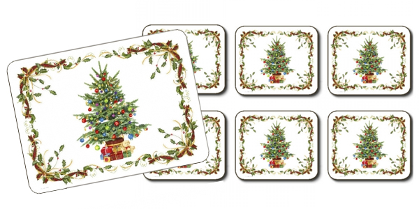 Christmas Tree Bordered Placemats by Jason
