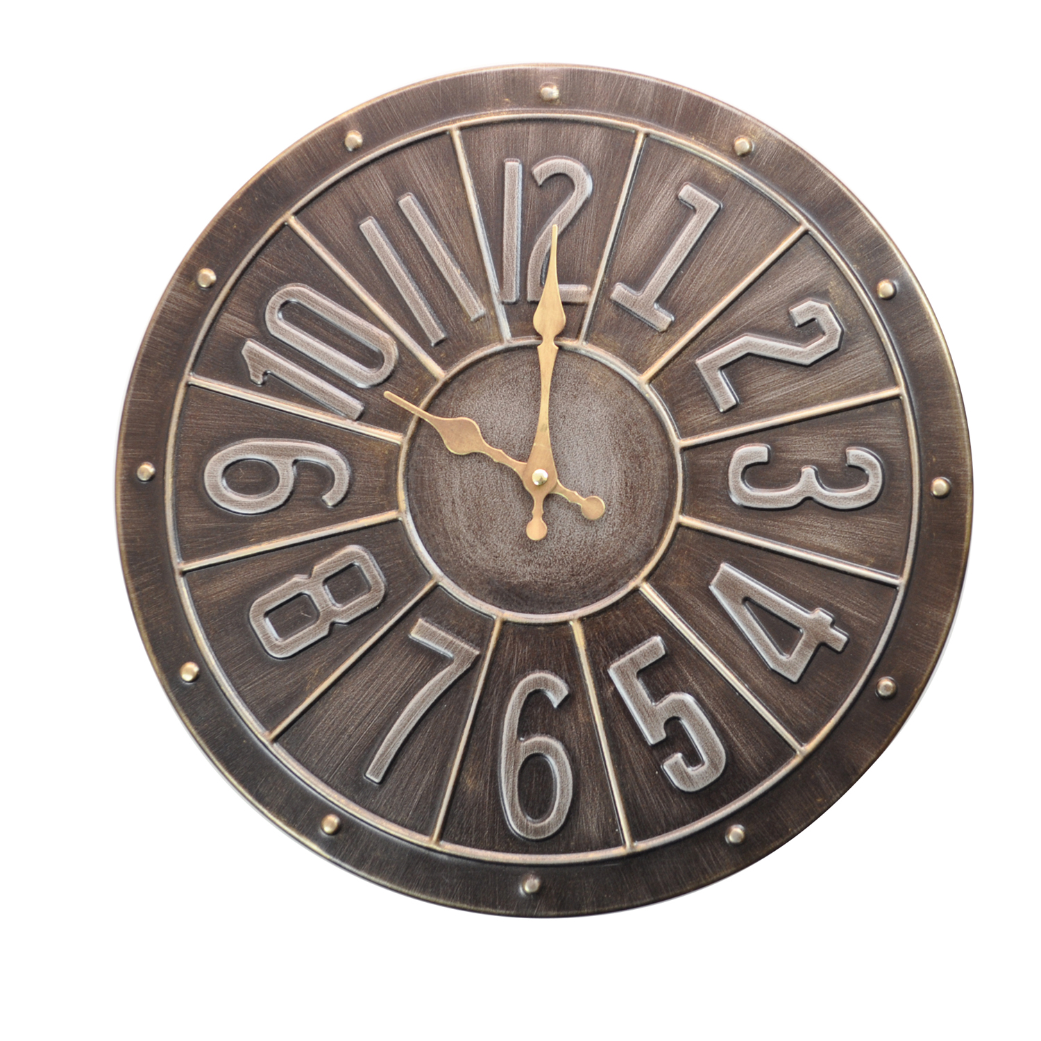 Large Black Antique Style Wall Clock