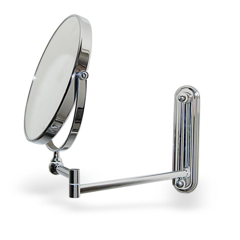 Extendable Round Wall Mounted Vanity Shaving Mirror - 62.00