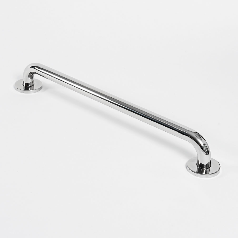 Curved Stainless Steel Grab Rail 450mm