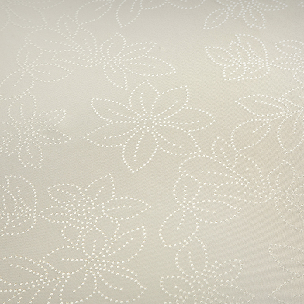 Ivory Rosetta Stain Resistant Tablecloth Rectangular � Medium: 137x183cm
