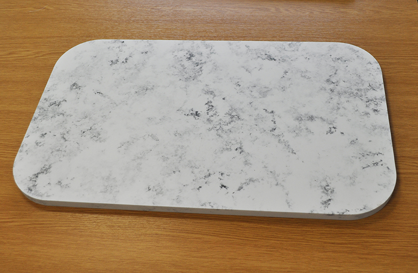 White Marble Solid Surface Chopping Board