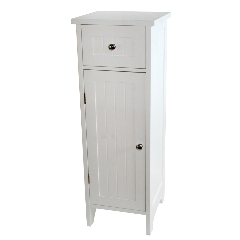 White Shaker Style Cupboard Unit with Drawer