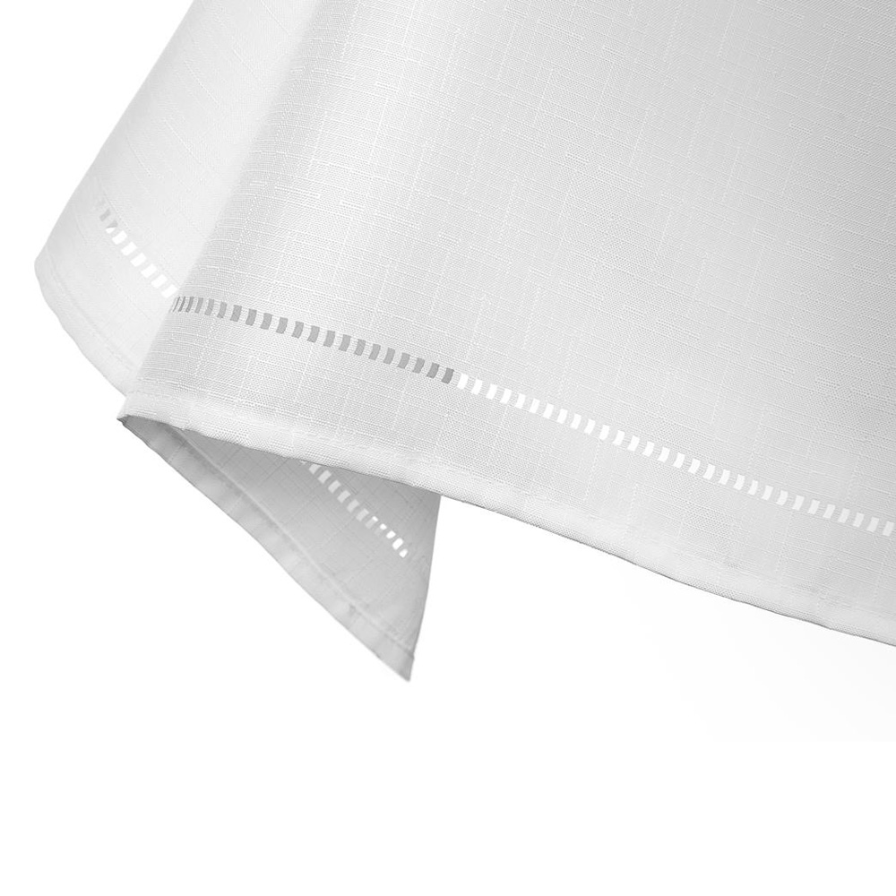 White Sienna Tablecloth Square:  137x137cm